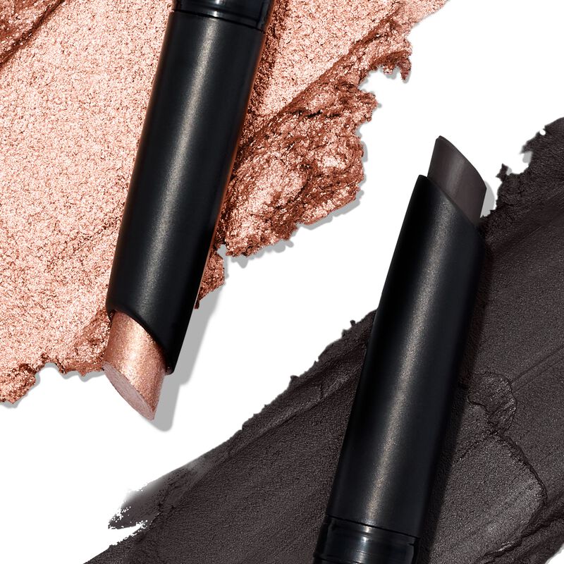 Macro shot of limited edition Eye Shadow Stick Bundle in Holiday Glam with product swatches